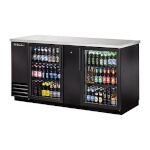 True TBB-3G-HC-LD - Back Bar Cooler, two-section, 69-1/8